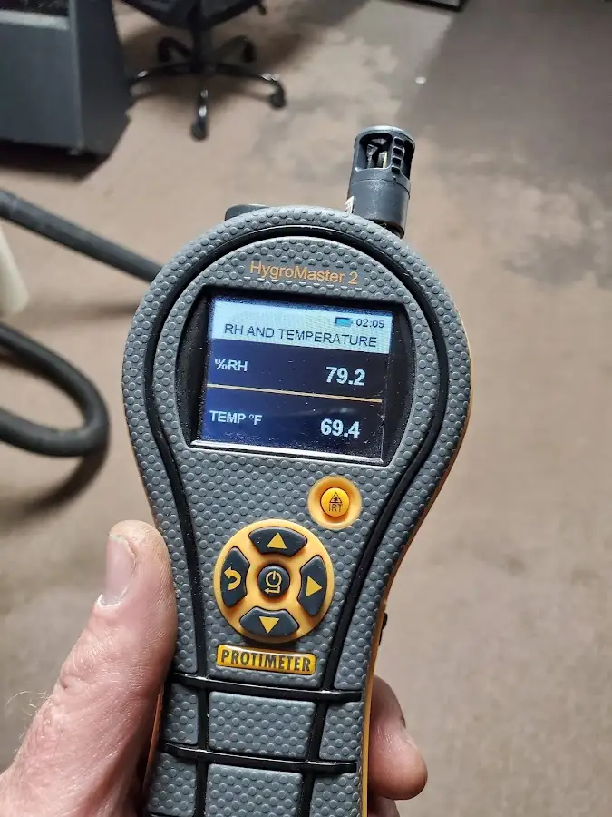 Moisture meter humidity assessment for Mold Remediation & Removal in Louisburg